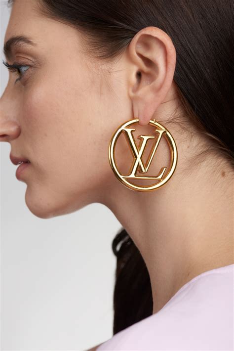 louis vuitton hoop earrings.